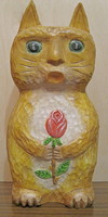 Статуэтка котик Розочка