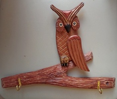 Ключница сова.для хранения кючей 