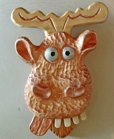 Панно,лось зубастик