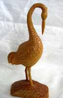 Резьба по дереву.Скульптура Журавль
