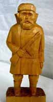 Резьба по дереву.Скульптура Партизан1
