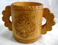 Резьба по дереву кружка Сузорье 