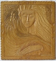 Резьба по дереву панно Метелица