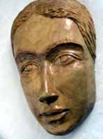 Резьба по дереву маска Наташа