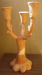 Резьба по дереву подсвечник