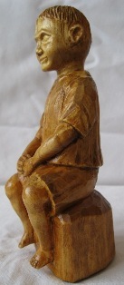 Резьба по дереву. малыш